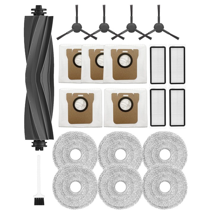 에버그린 드리미 L20 ultra 청소기 부품21PCS 메인 브러쉬1EA 사이드 브러쉬4EA 필터4EA 먼지 봉투5EA 청소 브러쉬1EA 물걸레6EA, 1세트, DRML20SET21 에버그린 드리미 L20 ultra 청소기 부품21PCS 메인 브러쉬1EA 사이드 브러쉬4EA 필터4EA 먼지 봉투5EA 청소 브러쉬1EA 물걸레6EA, 1세트, DRML20SET21