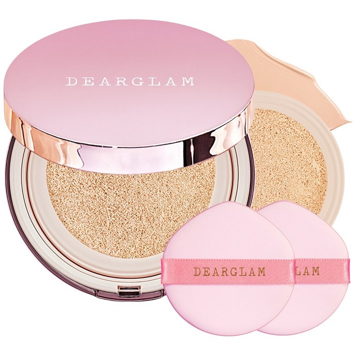 디어글램 글로우 앰플 쿠션 본품+리필세트, 21호 LIGHT BEIGE, 24g, 1세트