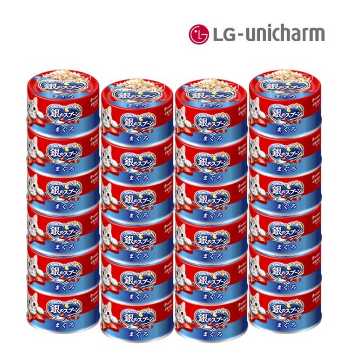 유니참 긴노스푼 캔참치 70G 24캔고양이 간식