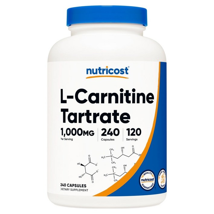 뉴트리코스트 L카르니틴 타르트레이트 1000mg 캡슐