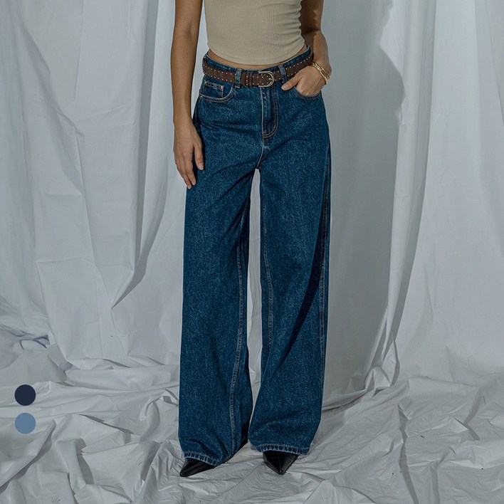 콘치웨어 CONCH DENIM 클래식 와이드 데님팬츠 2colors