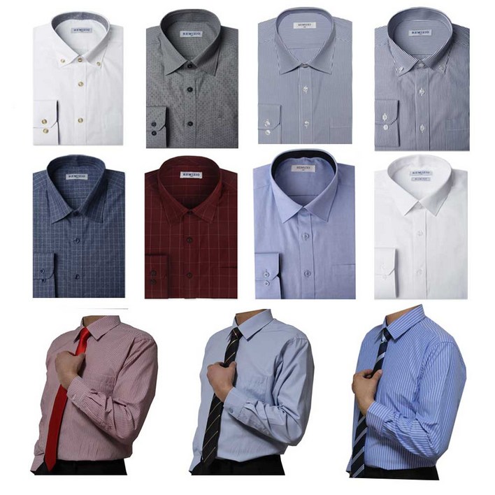 고품격 95(M)~ 120(3XL) 남성 출근 정장 회사단체 유니폼 베스트 디자인 긴팔 와이셔츠