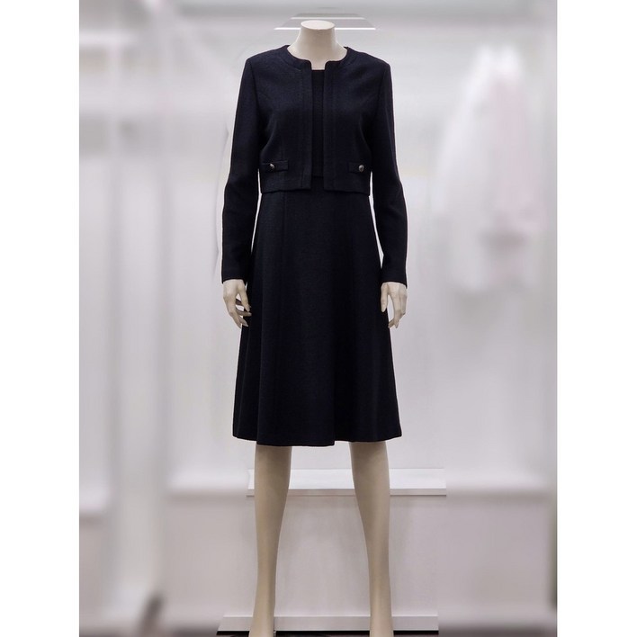 프렐린 RJO253011 네이비 투피스형 투인원 원피스