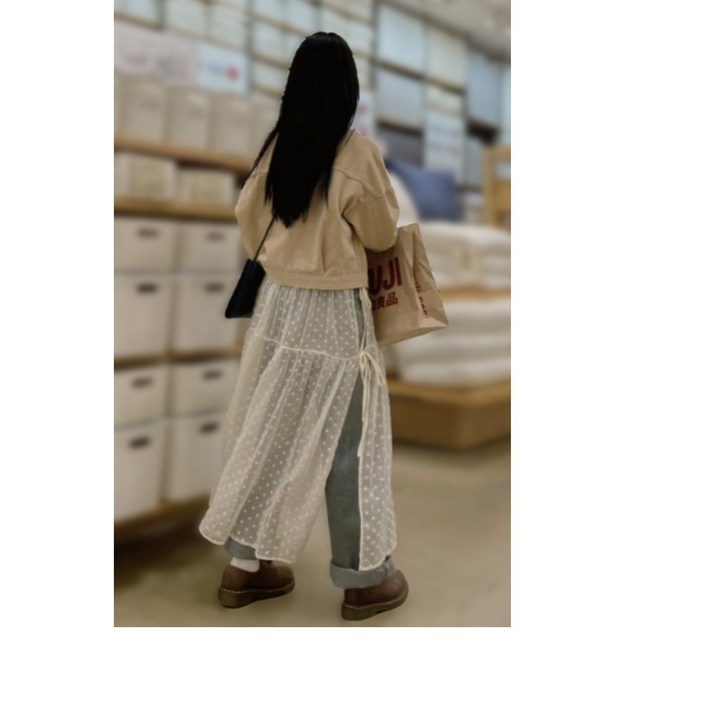 디오제니 레이스 뷔스티에 레이어드 원피스 여리 끈 나시 몸매 커버 빅사이즈 루즈핏