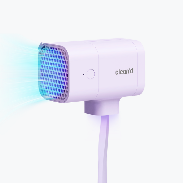 클린디 휴대용 무선 칫솔 살균건조기 윈디, CL403, 퍼플