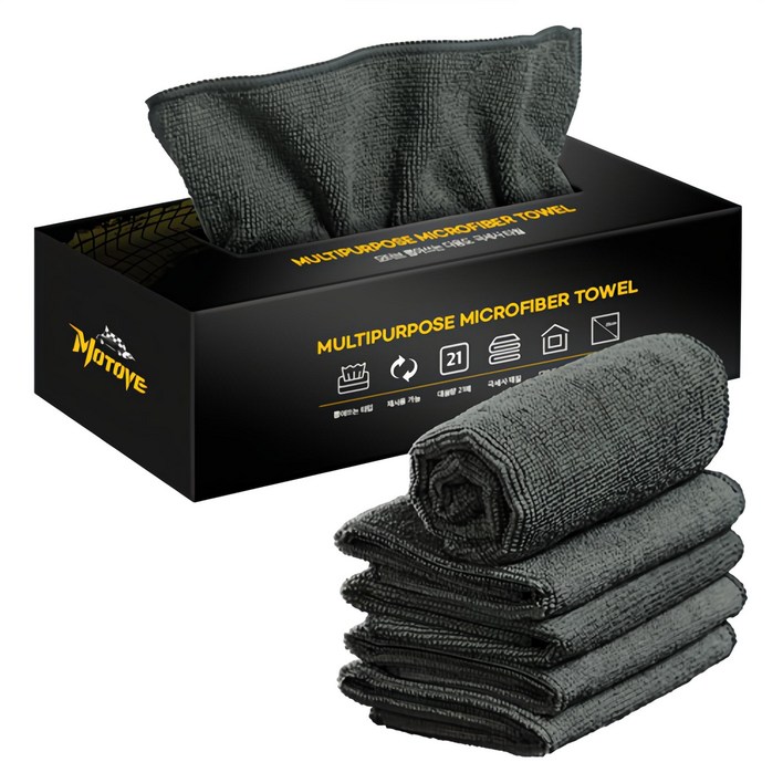 모터브 차량용 뽑아쓰는 다용도 극세사 타월 21p