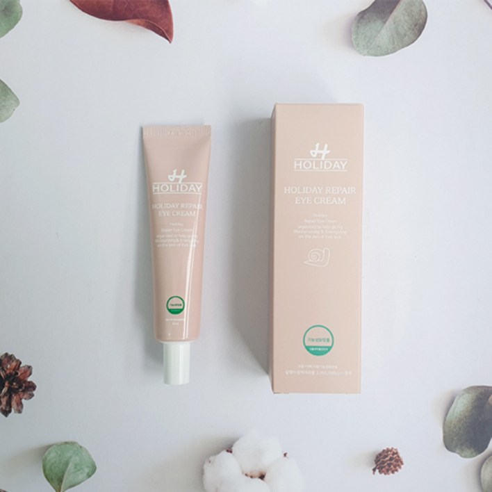 홀리데이 리페어 아이크림 40ml 달팽이 점액 추출물, 40ml, 1개 홀리데이 리페어 아이크림 40ml 달팽이 점액 추출물, 40ml, 1개