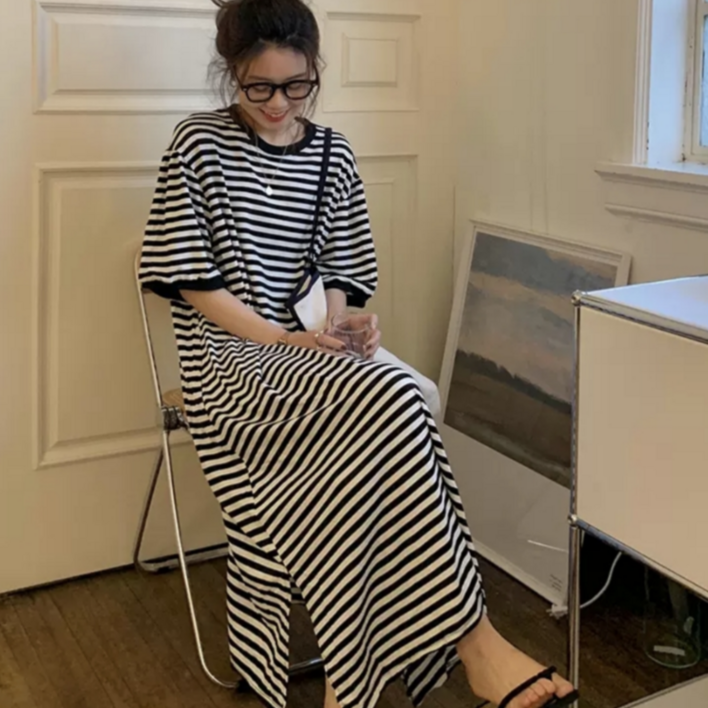 헬렌 여성 박스 단가라 원피스