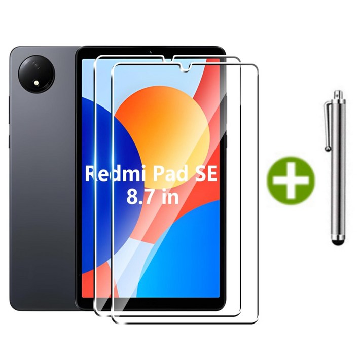 샤오미 레드미 패드 SE 8.7인치 호환 방탄 강화유리 액정보호필름2장 케이스나라 XiaoMi Redmi Pad SE 8.7