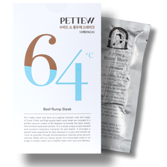 펫스튜어드 프리미엄 저지방 강아지 고양이 수제 간식 수비드 닭안심 4상자 32팩, 32개