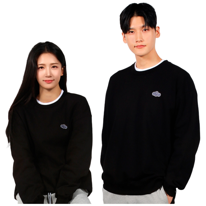 마이폴 유니크 오버핏 맨투맨 빅사이즈 커플