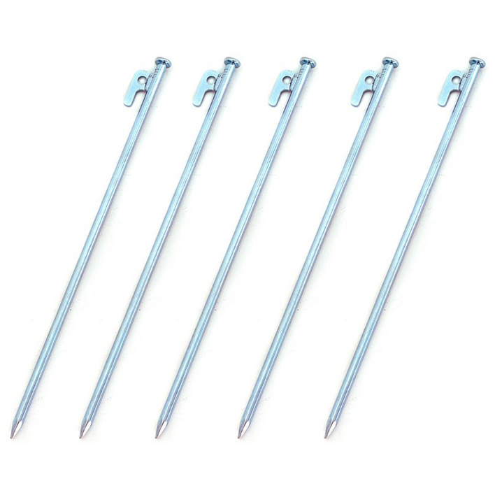 리모드 강철 크롬 단조팩 텐트팩 타프팩 40cm 실버,5개, 1개