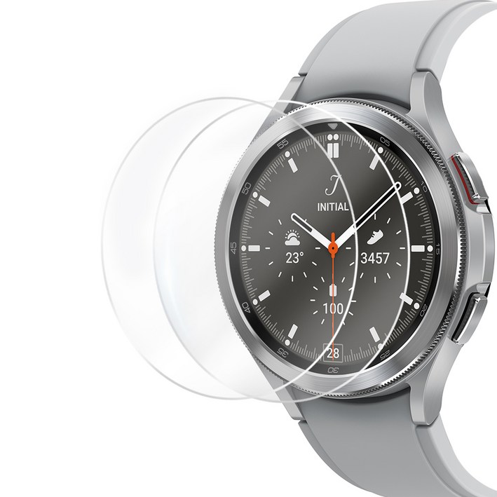 아이몰 갤럭시워치 풀커버 강화유리 고강도 액정보호필름 2매