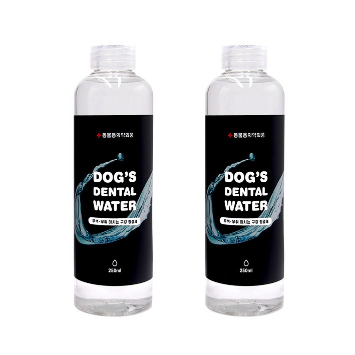 정글몬스터 강아지 독덴탈워터 구강청결제, 250ml, 2개 정글몬스터 강아지 독덴탈워터 구강청결제, 250ml, 2개