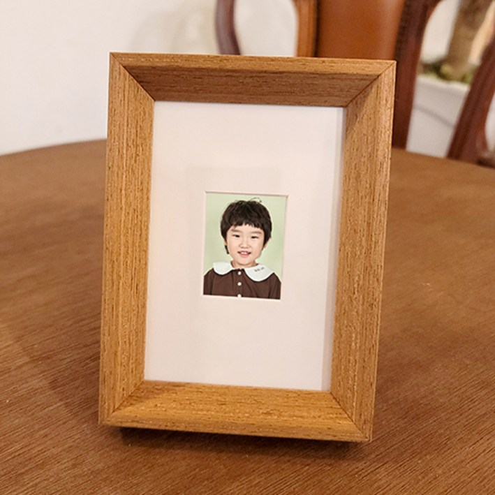 온맘컴퍼니 프랑 삼각 천연무늬목 액자