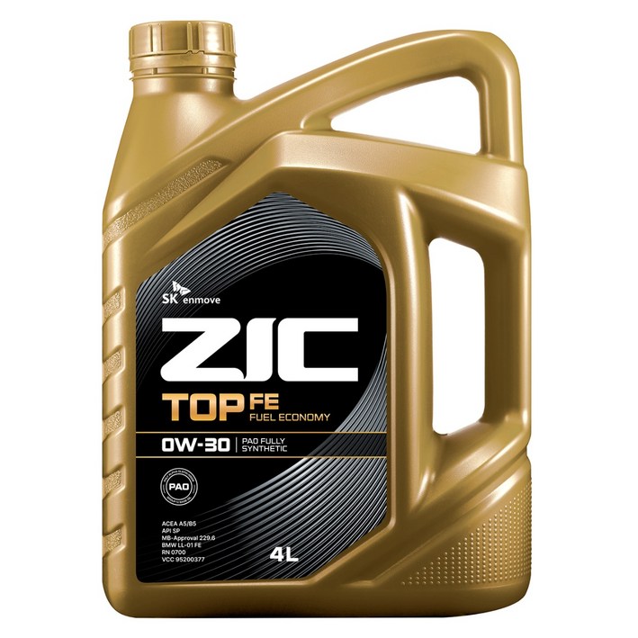 지크 SK엔무브 탑 FE 엔진오일