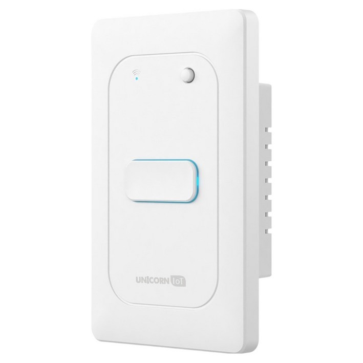 유니콘아이오티 1구 스마트 벽스위치 무선원격제어 자동불끄기 WIFI방식 TS-SW1