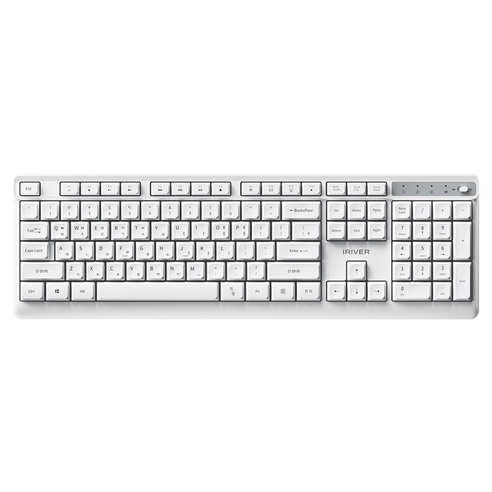 아이리버 오피스 기어 생활방수 키스킨 저소음 무선 키보드