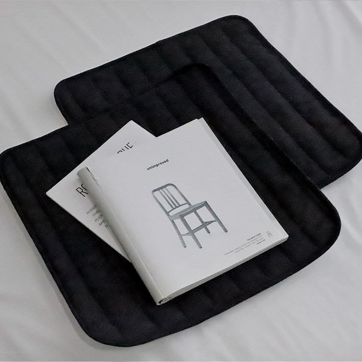 까사베르데 코빈 누빔 면 논슬립 방석 2p