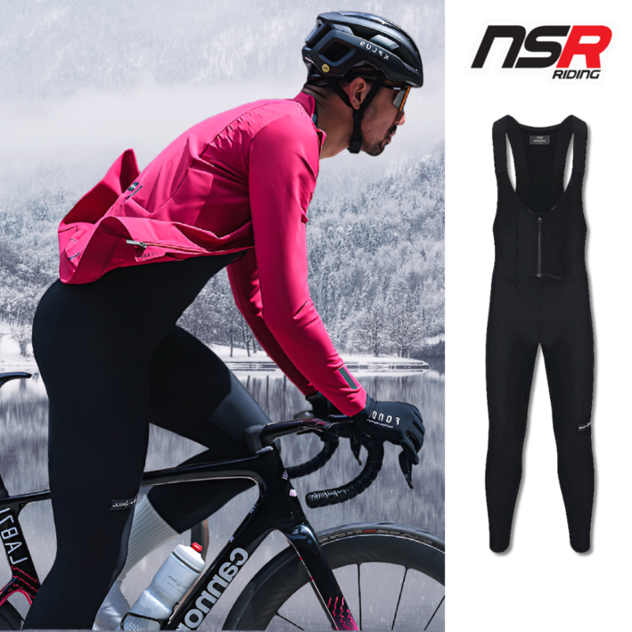 NSR 폰도 엑셀 방풍 빕 타이즈 겨울 자전거 바지 빕숏 남성 여성 + 사은품증정