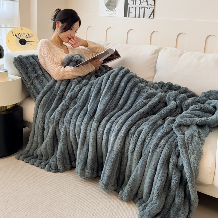 루베아 보들이 토끼털 담요 극세사