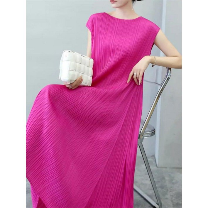 플리츠 원피스 빅사이즈