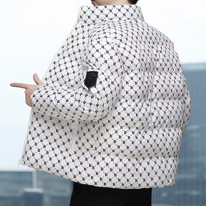 겨울 남성복 도톰하고 캐주얼 방수 패딩 후드집업 루즈핏 영패션 시티