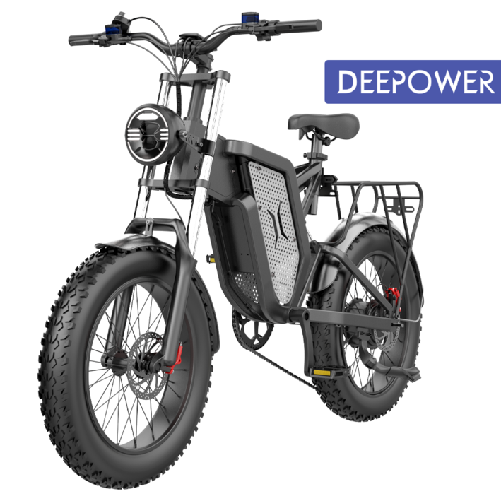 2024년 DEEPOWER 전기자전거 2000W 48V 25Ah MTB 산악전기자전거 관세포함 NEW