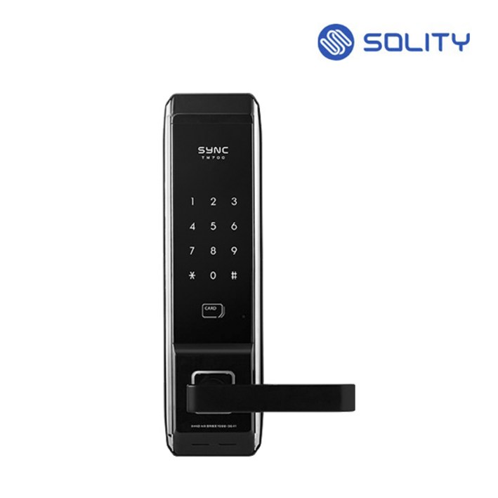 솔리티 혜강 TM700 도어락 씽크 카드키 아파트 현관문 번호키 교체설치