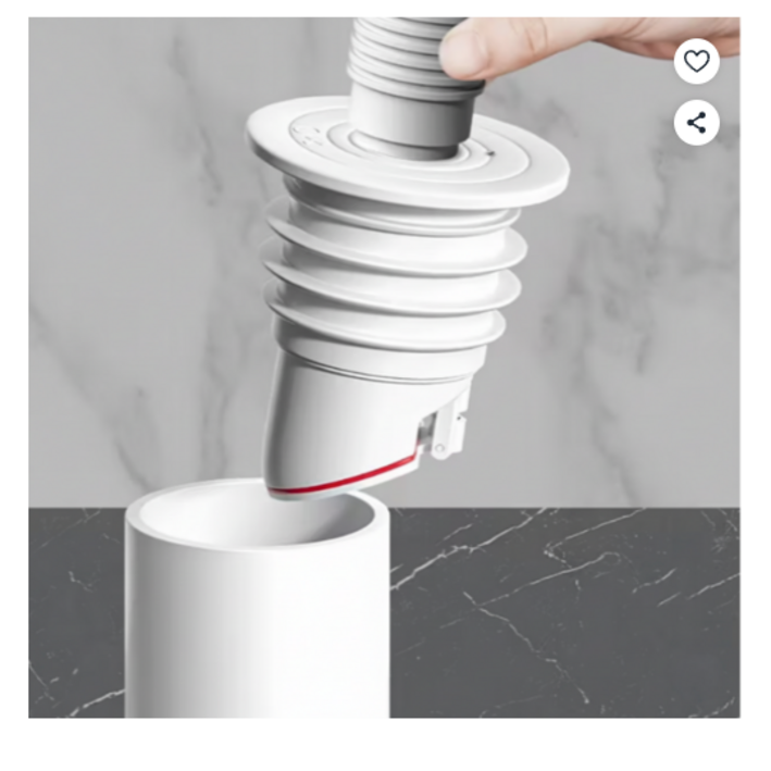 강력 밀폐 싱크대 하수구 냄새차단 역류방지 트랩