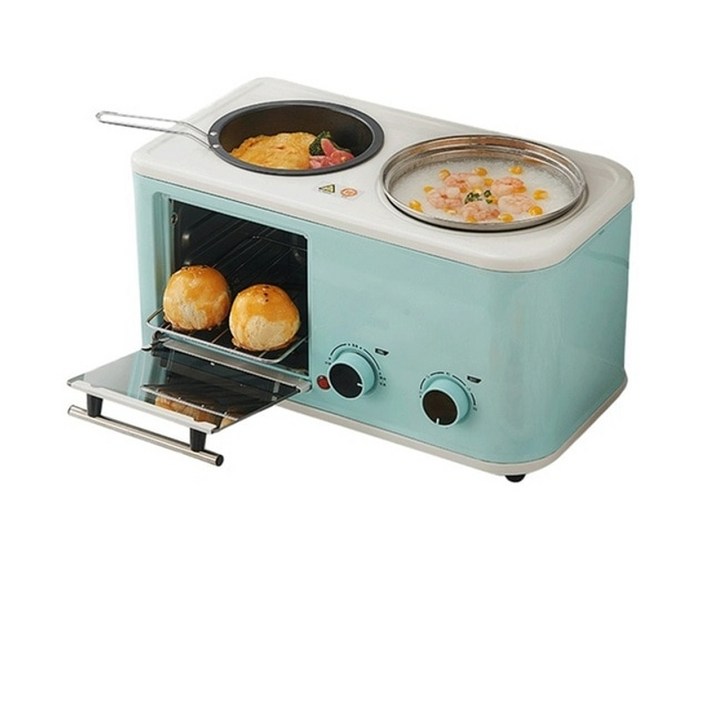 가정용제빵기 가정용 제빵기 220v 3 in 1 전기 아침 식사 기계 빵 토스터 베이킹