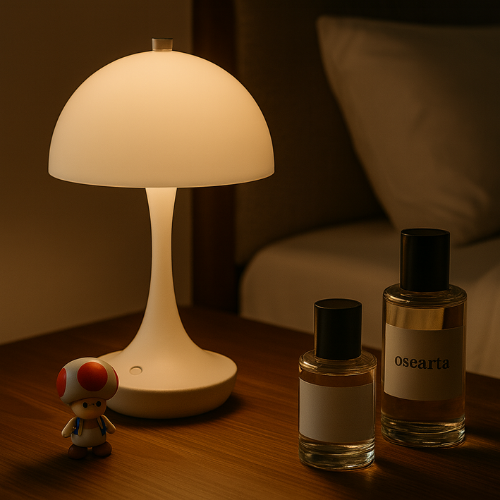 아이엔홈 루이스포터블 단스탠드 터치 감성조명 무드등, 화이트