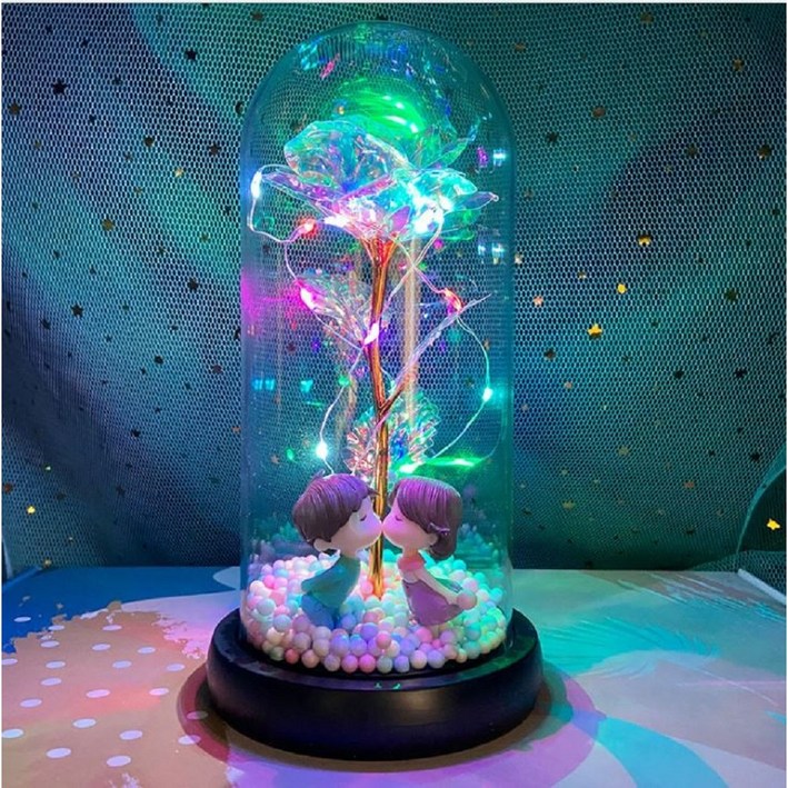 아르띠콜로 프로포즈 LED 홀로그램 장미 무드등 10대친구생일선물