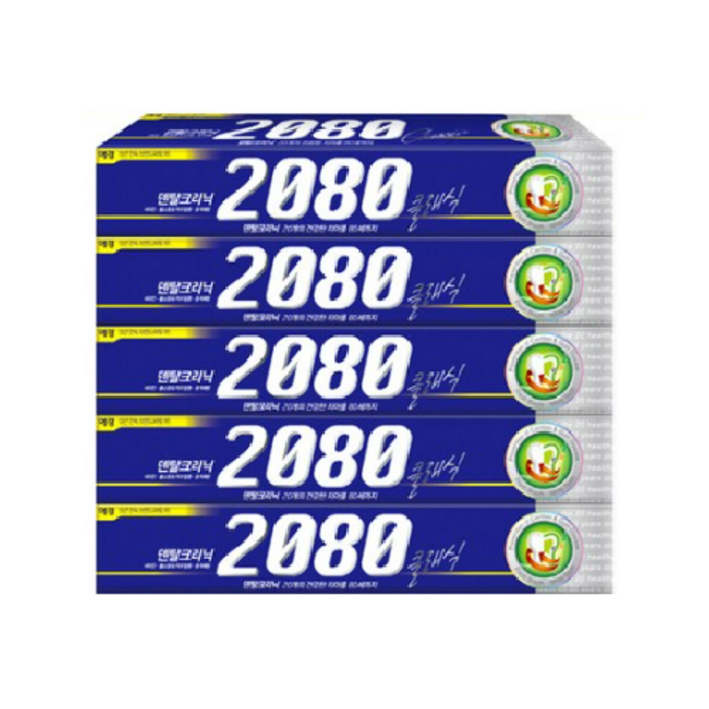 2080 클래식 치약 170g, 5개