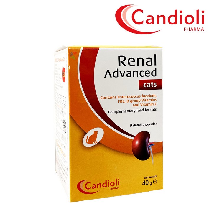 레날 어드밴스드 캣츠 40g / Renal advanced cats / 레날 어드벤스드 캣츠 / 신장질환 신부전치료 보조제 + 동물병원 전용 유산균