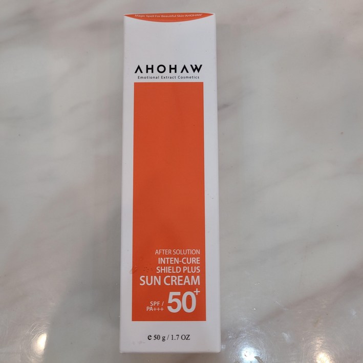 AHOHAW 아오와 인텐큐어 쉴드 플러스 선 크림 50ml 무료배송, 1개, 50ml