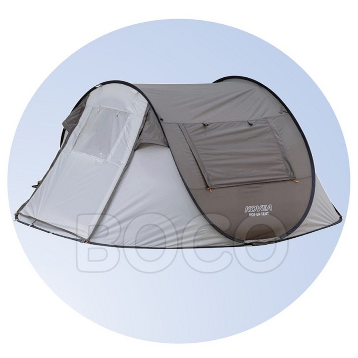 코베아 캠핑용 팝업텐트 (베이지) - 캠핑 차박 원터치 그늘막 텐트