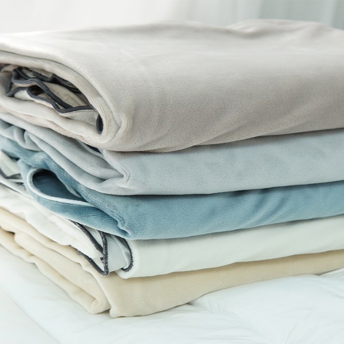 밀리에르 국산 극세사 담요 2장11 M , L 사이즈 대형 밍크 겨울 이불