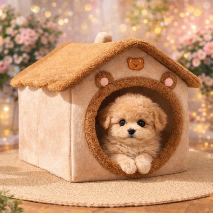 원하트 강아지집 고양이집 애견하우스 사계절 반려동물 펫하우스