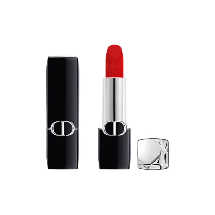 디올 벨벳 소프트 매트 립스틱 벨벳 발색력 좋은 생기 자연적인 메이크업 발림 백톤 보정 매트 02