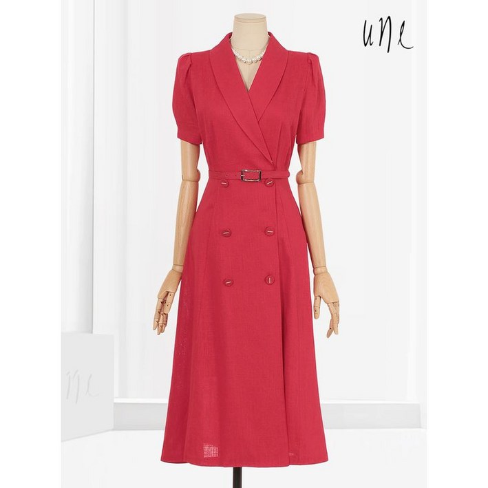 윈 UNE엘레강스 린넨블렌드원피스