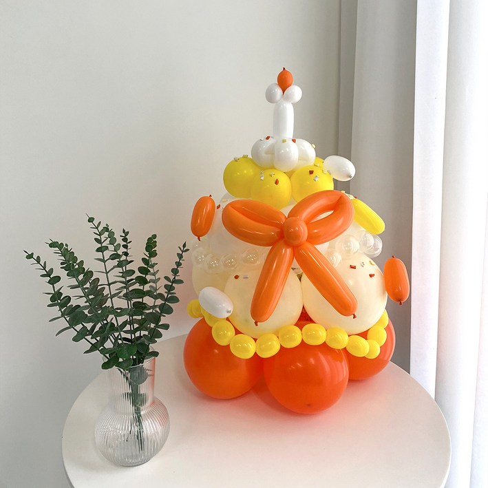 파티아일랜드 대형 케이크 풍선 DIY 세트 파티용품 생일이벤트 생일풍선 파티아일랜드 대형 케이크 풍선 DIY 세트 파티용품 생일이벤트 생일풍선