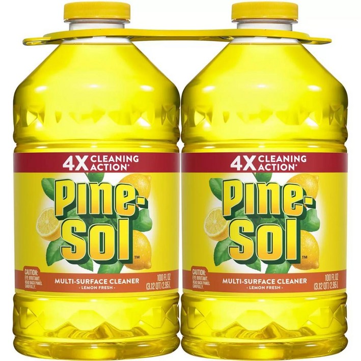 Pine-Sol 미국직구 멀티세정제 청소세제 레몬향 회사 가계 학교 청소필수템 2.95L 2개 1세트 1세트