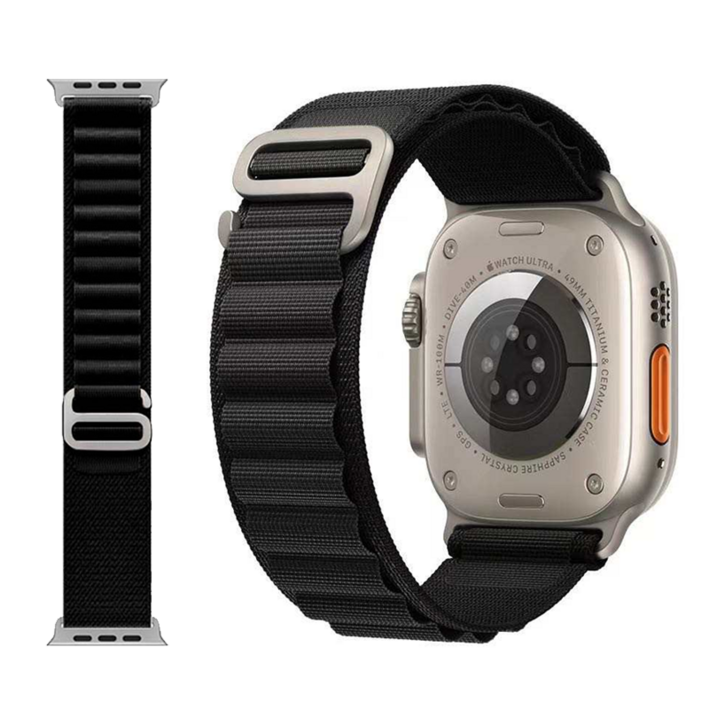 애플워치 울트라 호환 스트랩 알파인 루프 49mm, 블랙 494544mm 애플워치 울트라 호환 스트랩 알파인 루프 49mm, 블랙 494544mm