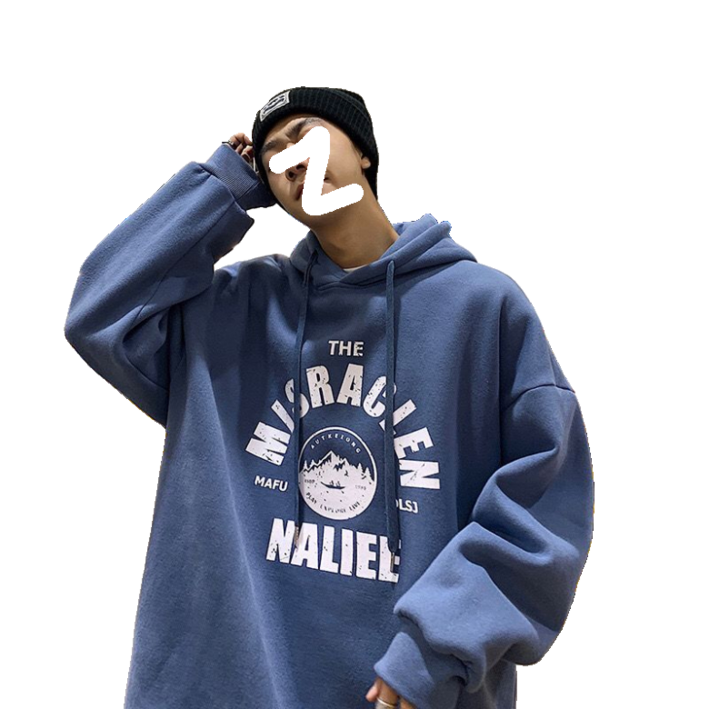 남성용 긴팔 빅사이즈 8XL까지 후드 티 셔츠 헐렁 베이직 상의 뉴타임즈 XW11063