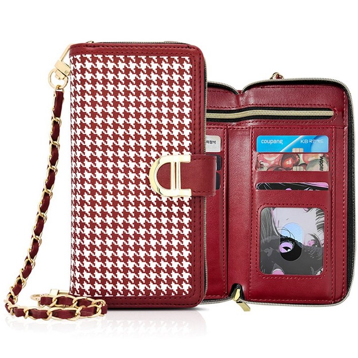 갤럭시A33 마나 지갑 체크 다이어리 케이스