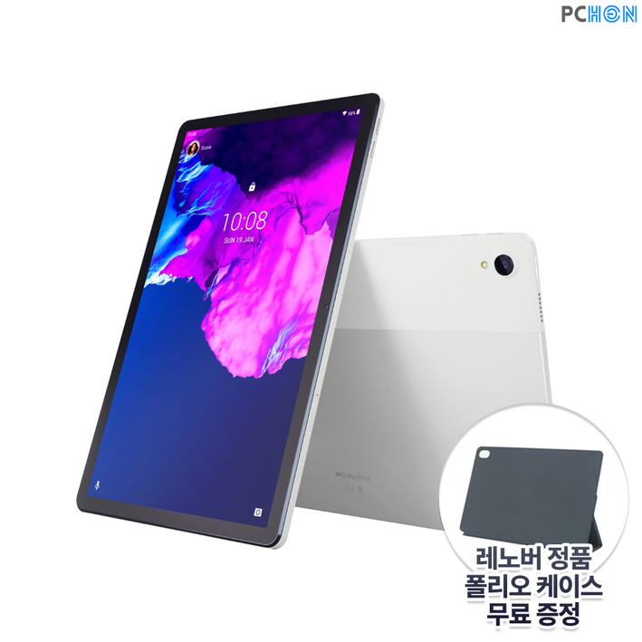 (국내정품+케이스증정) Lenovo 태블릿PC P11 화이트그레이 (안드로이드 / 6GB / 128GB / Octa코어 2K IPS / 11.2형 / 400nits / 520g)