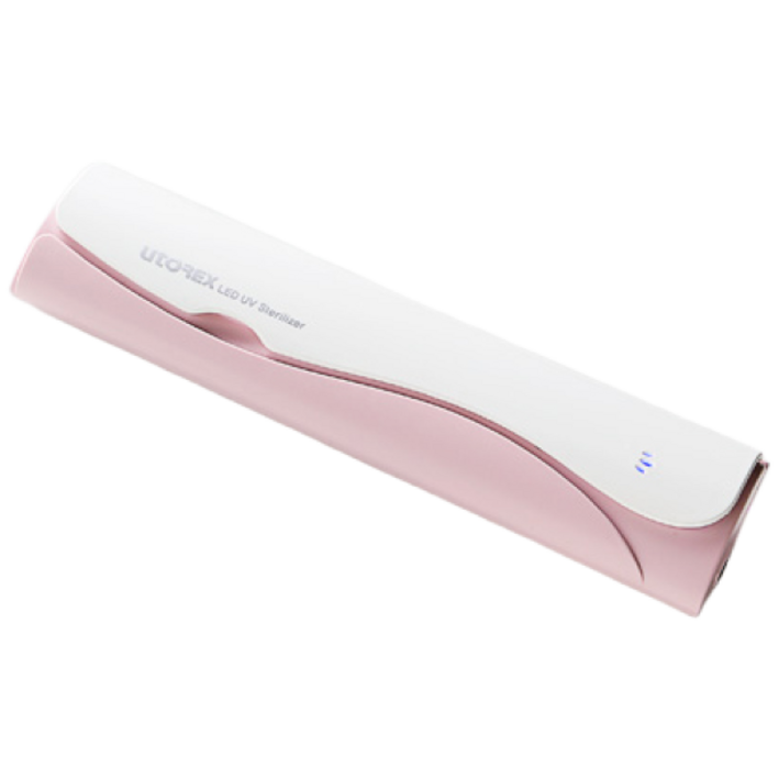 유토렉스 블라썸 UV-C 휴대용 칫솔살균기 UTC-32, 피치블라썸(UTC-32P)