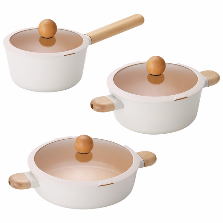 네오플램 브리즈 세라믹 냄비 3종 세트 18편수,20양수,24전골, 단품, 1개