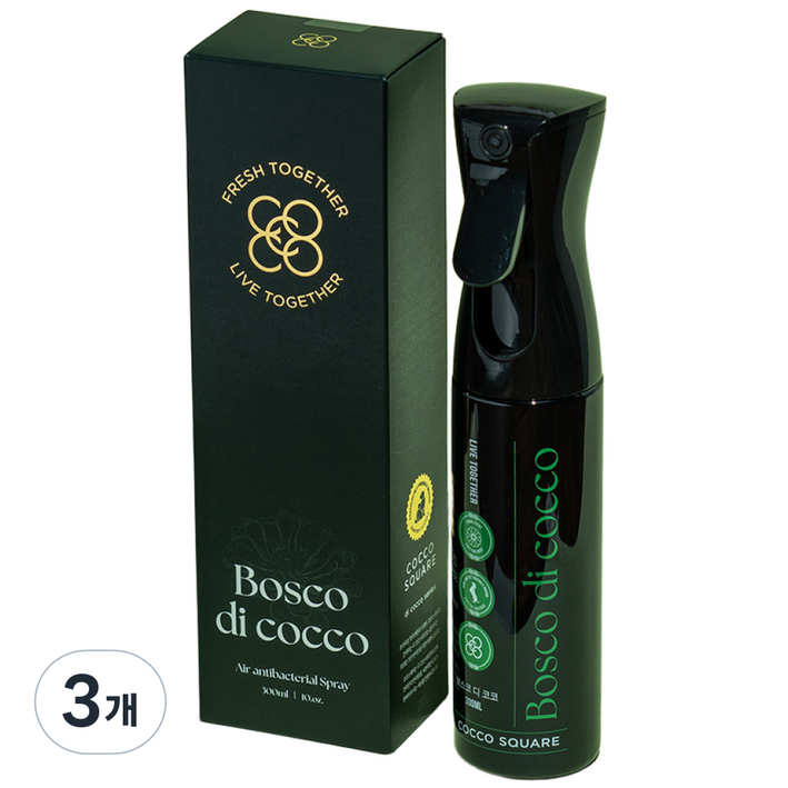 보스코디코코 99.9 향균 탈취제 반려동물 강아지 고양이 애견 오줌 냄새 제거 안전한 곡물수 자연유래 바이러스억제 백일홍향 미세 안개 분무기형 룸 스프레이 아이있는집 추천, 3개, 300ml